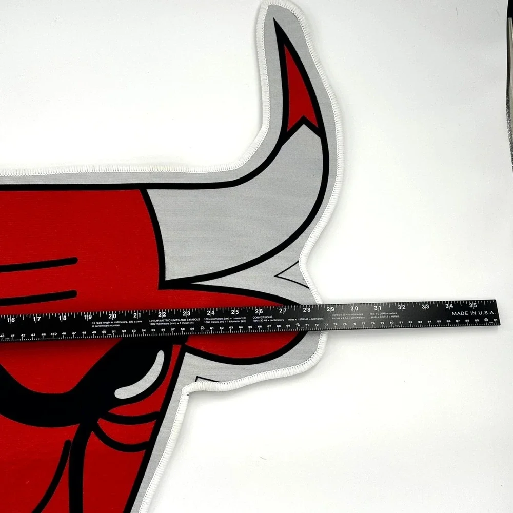 Chicago Bulls Logo Mascot Rug‎ / Floor Mat NBA Basketball Fan Decor 31